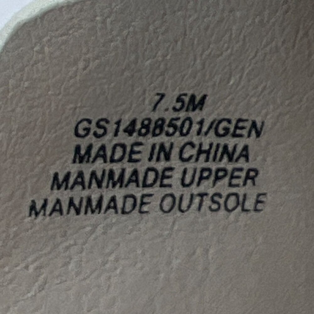 MIA Gen Chunky Sandals Women Double Buckle Beige Slides Size 7.5 - Picture 5 of 8